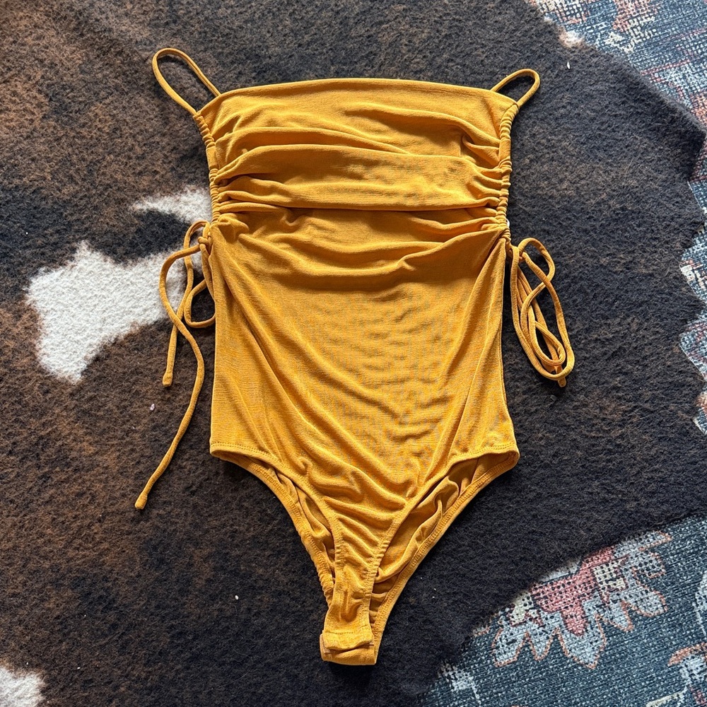 Ruched Bodysuit